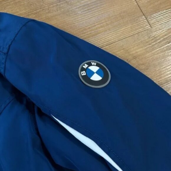BMW Motorrad Men’s Blue Jacket Size Large Midweight Quilted - Picture 9 of 11